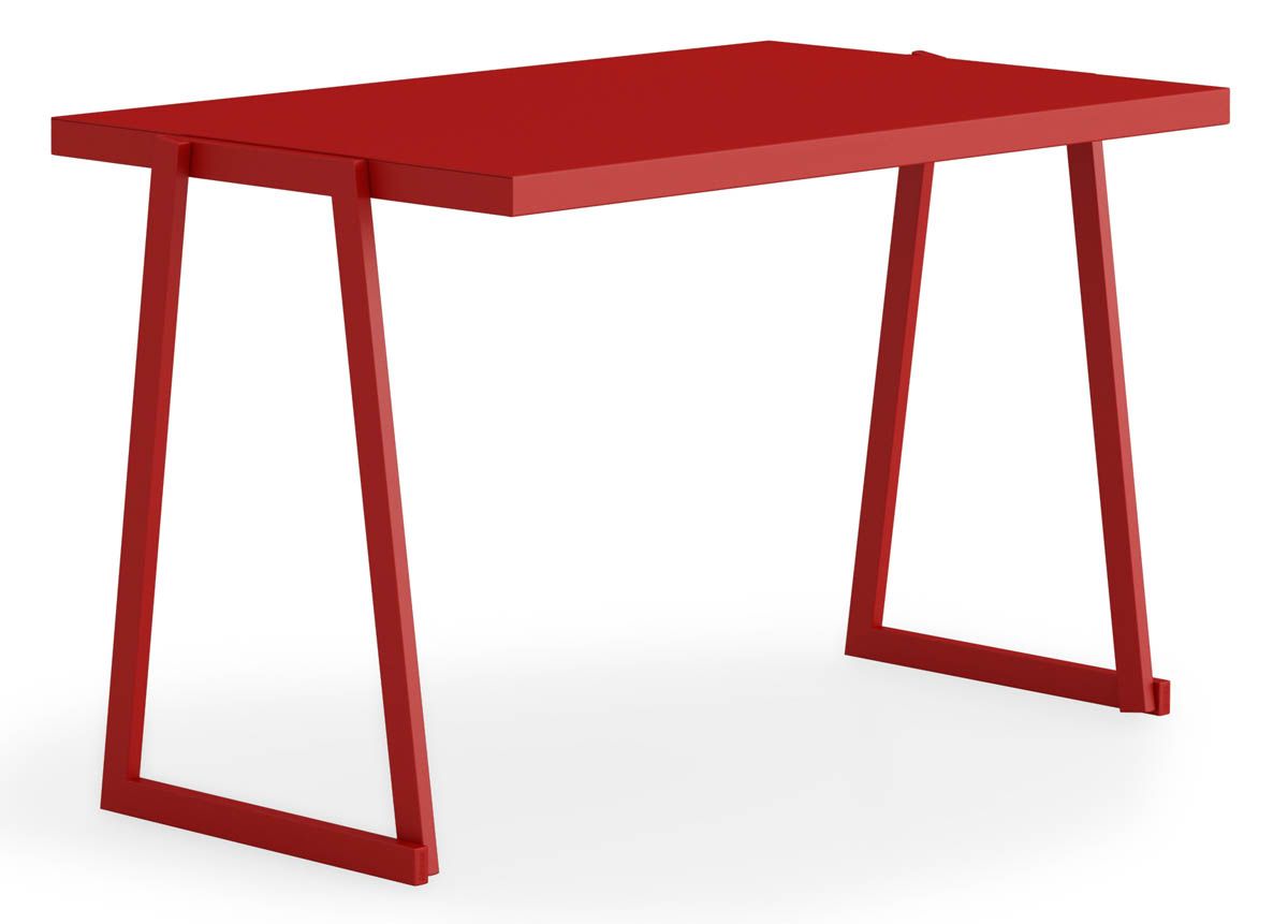  Urbantime Cortina 026 Stapelbare Outdoor Tafel – Staal – 120 cm – Rood