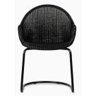 Vincent Sheppard Avril HB Stoel Lloyd Loom - Zwart Sledeframe