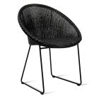 Vincent Sheppard Joe Stoel Lloyd Loom - Zwart Sledeframe