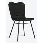 Vincent Sheppard Lily Stoel Lloyd Loom - Zwart Metaal