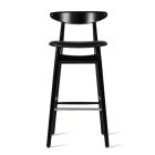Vincent Sheppard Teo Barkruk 80 cm Zwart Kunstleer