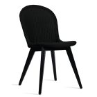 Vincent Sheppard Yann Stoel Lloyd Loom - Zwart Hout