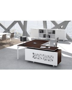 Quadrifoglio X8 Hoekbureau - Luxe Directie Hoekwerkplek