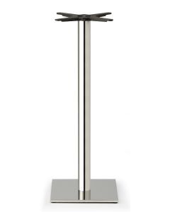 SCAB Tiffany Round Statafel Onderstel 109 cm - Gepolijst RVS