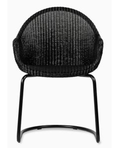 Vincent Sheppard Avril HB Stoel Lloyd Loom - Zwart Sledeframe
