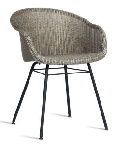 Vincent Sheppard Avril Stoel Lloyd Loom - Zwart Metaal