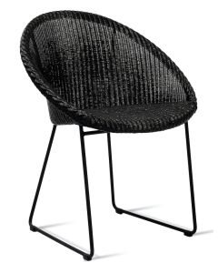 Vincent Sheppard Joe Stoel Lloyd Loom - Zwart Sledeframe