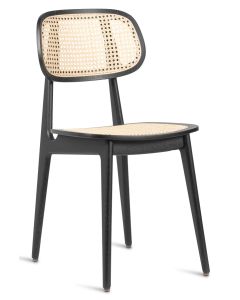 Vincent Sheppard Titus Stoel Zwart Hout Rattan