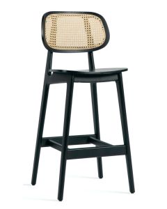 Vincent Sheppard Titus Counter Barkruk 67 cm Zwart Eiken