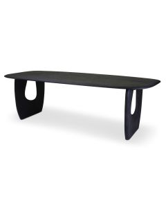 Werck24 Alessio Ovale Tafel 240 cm Zwart