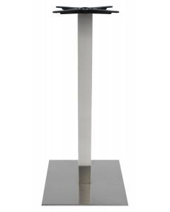 Werck24 Brussel Tafelonderstel - Hoogte 110 cm - Mat Geborsteld Staal