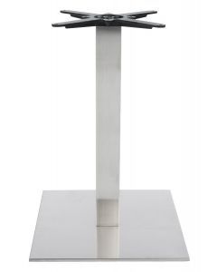Werck24 Brussel Tafelonderstel - Hoogte 75 cm - Mat Geborsteld Staal
