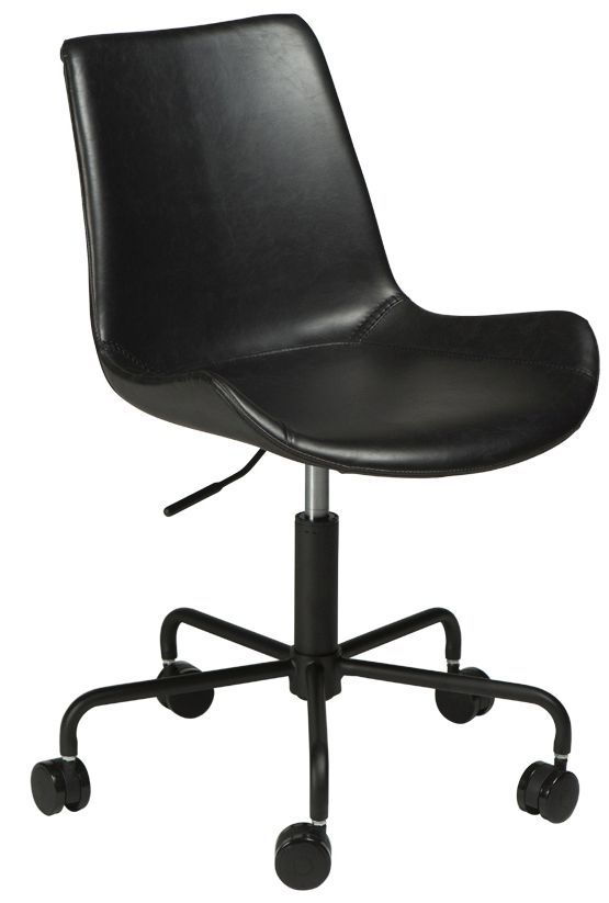  Dan-Form Hype Bureaustoel - Zwart Vintage Kunstleer
