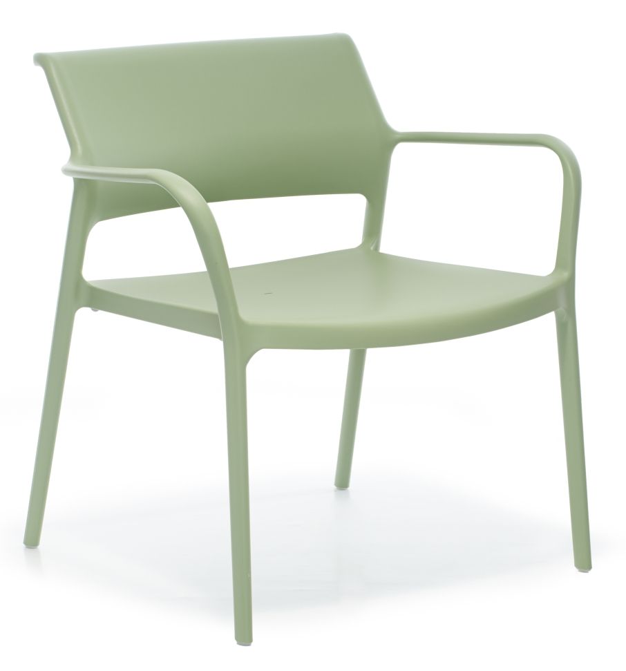  Pedrali ARA 316 Loungestoel - Set van 2 - Groen