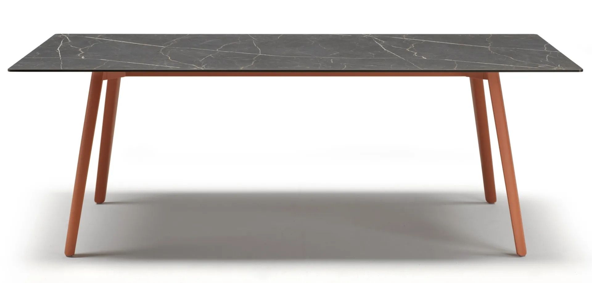  SCAB SQUID Tafel 209 cm - Terracotta/HPL Black Sahara Marmer Effect