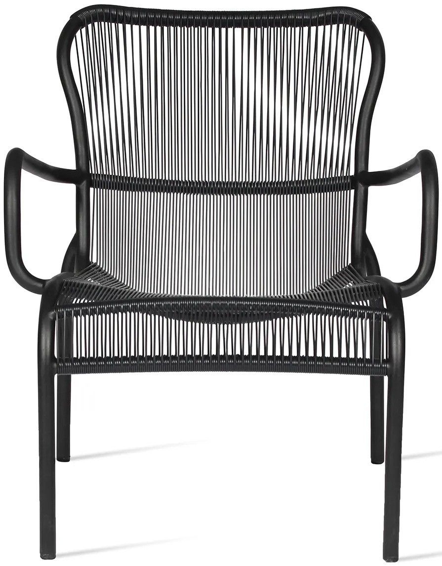 Vincent Sheppard Loop Lounge Chair Zwart