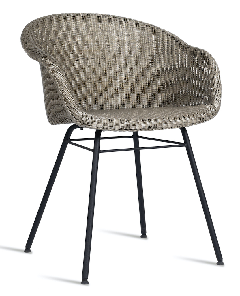  Vincent Sheppard Avril Stoel Lloyd Loom - Zwart Metaal