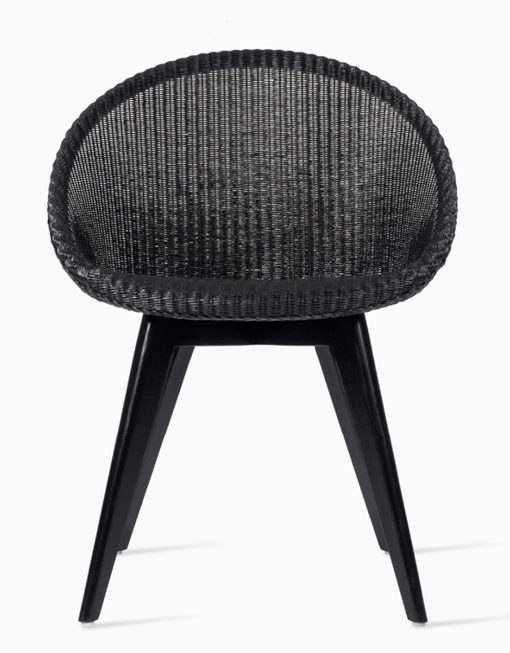  Vincent Sheppard Joe Stoel Lloyd Loom - Zwart Hout