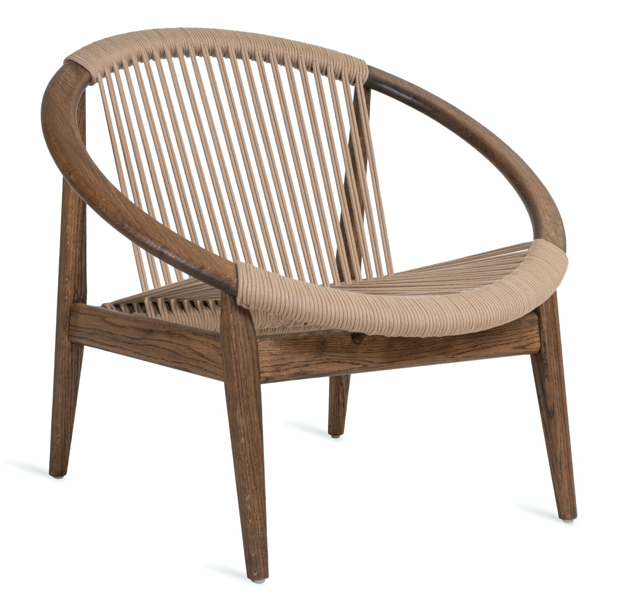  Vincent Sheppard Norma Lounge Fauteuil Eiken Bruin