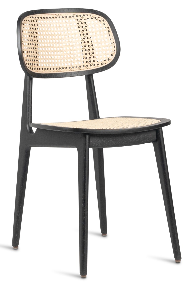  Vincent Sheppard Titus Stoel Zwart Hout Rattan