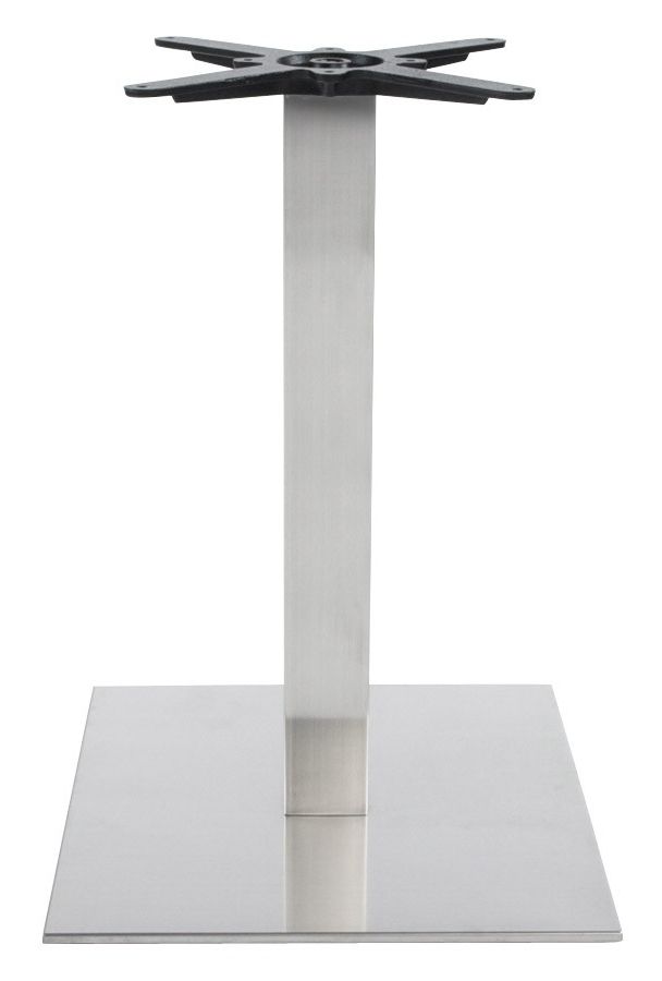  Werck24 Brussel Tafelonderstel - Hoogte 75 cm - Mat Geborsteld Staal