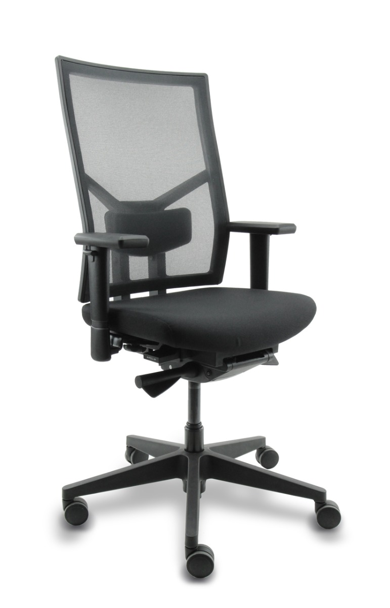  Werck24 Brisbane Ergonomische Bureaustoel NPR 1813 - Mesh Zwart