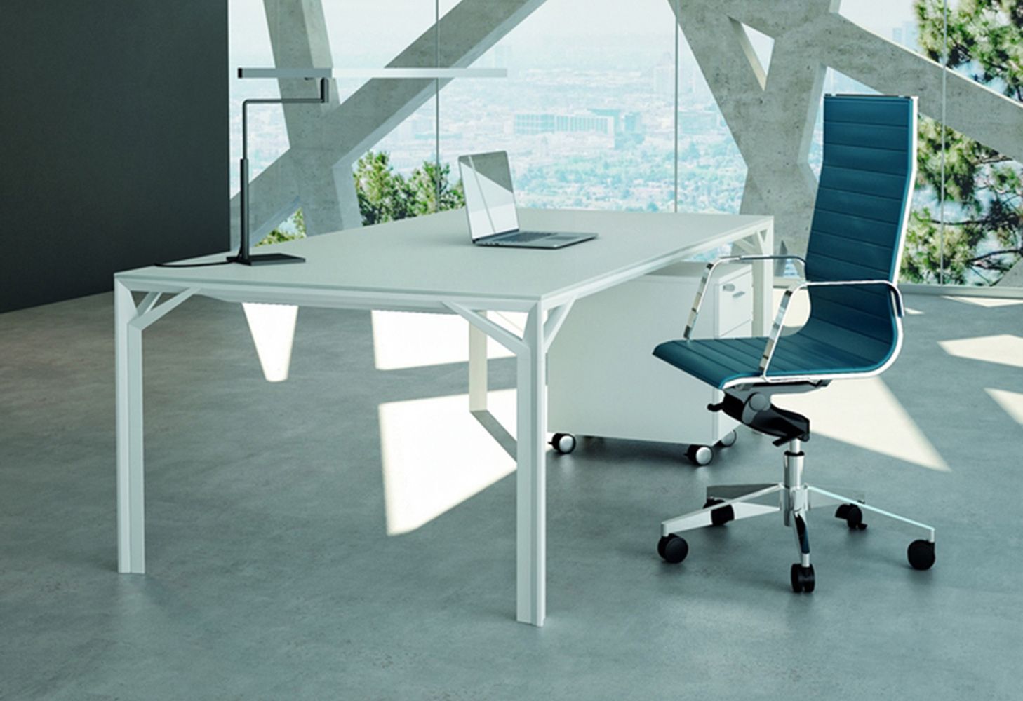  Quadrifoglio X8 directie bureautafel - Luxe werkplek